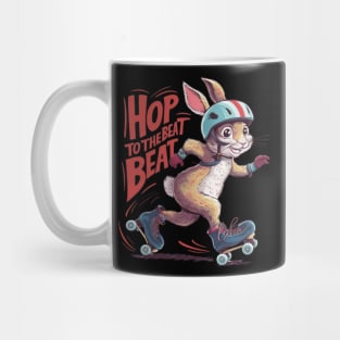 Hop to the beat Roller-skating Rabbit Mug